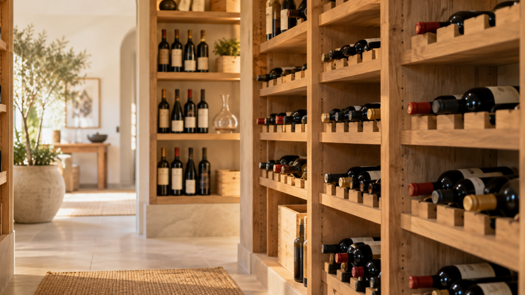 Come conservare il vino in casa con bottiglie in cantina